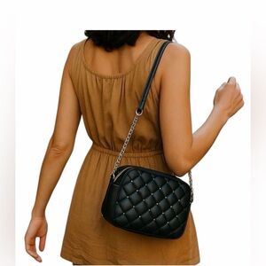 Rebecca Minkoff Black Quilted Crossbody Bag